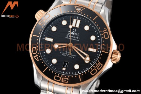 Omega - Seamaster Diver 300m 42mm RG/SS Black VSF A8800