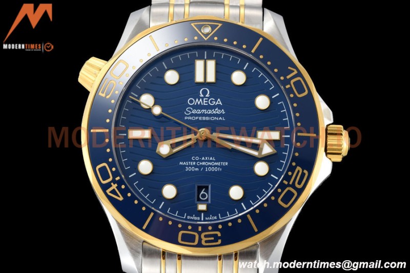 Omega - Seamaster Diver 300m 42mm YG/SS Blue VSF A8800