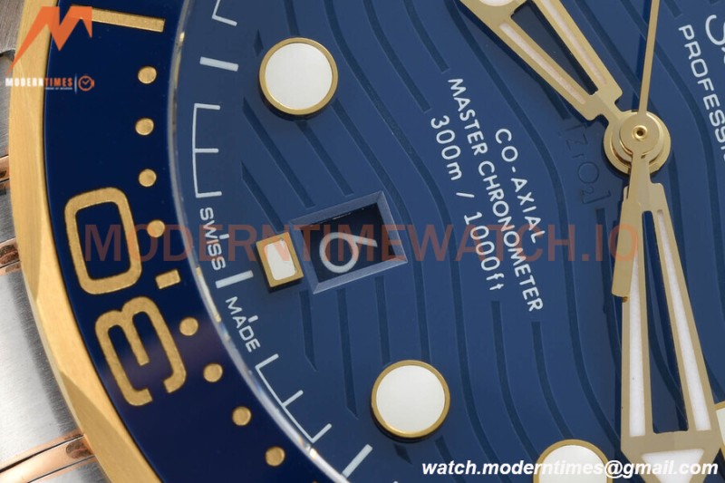 Omega - Seamaster Diver 300m 42mm YG/SS Blue VSF A8800