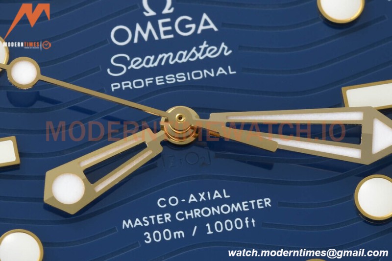 Omega - Seamaster Diver 300m 42mm YG/SS Blue VSF A8800