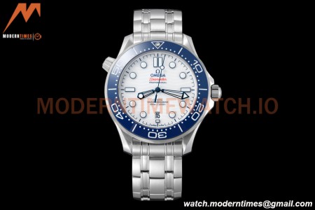 Omega - Seamaster Diver 300m 42mm Blue SS/SS White Dial VSF A8800