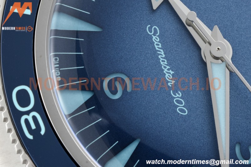 Omega - Seamaster 300m 75Th Anniversary 41mm SS/SS Summer Blue VSF A8912