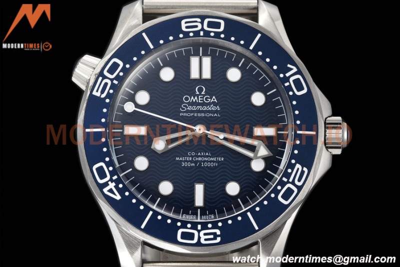 Omega - Seamaster Diver 300M 42mm James Bond 60th Anniv. SS/SS Blue VSF A8806