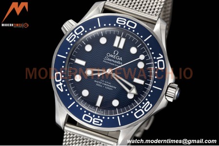 Omega - Seamaster Diver 300M 42mm James Bond 60th Anniv. SS/SS Blue VSF A8806