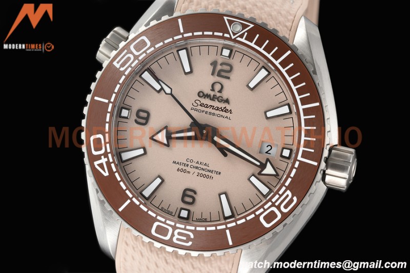 Omega - Seamaster Planet Ocean 600m 43.5mm SS/RU Brz/Cer Beige VSF A8900
