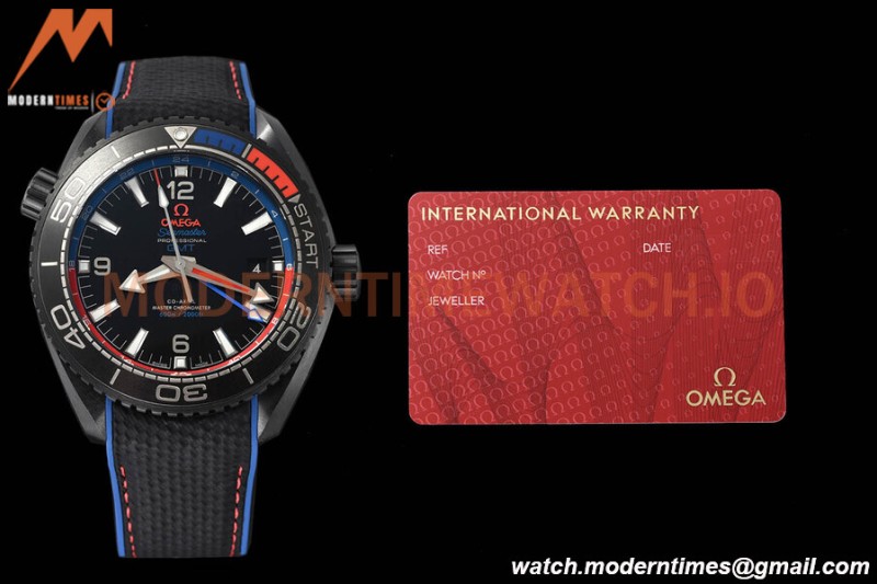 Omega - Seamaster Planet Ocean GMT 600m ETNZ Deep Black 45.5mm SS/RU Blk/Cer Black VSF A8906
