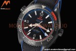Omega - Seamaster Planet Ocean GMT 600m ETNZ Deep Black 45.5mm SS/RU Blk/Cer Black VSF A8906