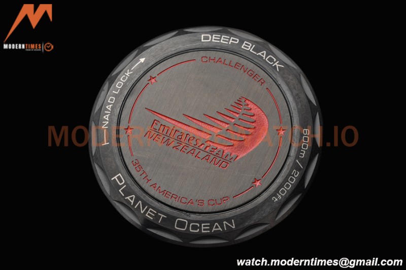 Omega - Seamaster Planet Ocean GMT 600m ETNZ Deep Black 45.5mm SS/RU Blk/Cer Black VSF A8906