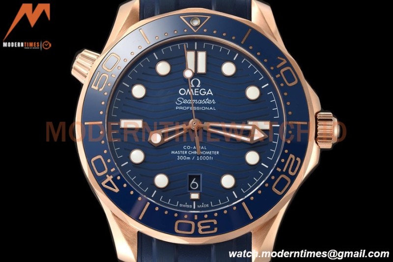 Omega - Seamaster Diver 300m 42mm RG/RU Blue VSF A8801