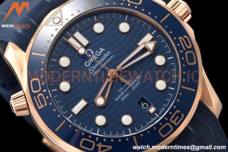 Omega - Seamaster Diver 300m 42mm RG/RU Blue VSF A8801