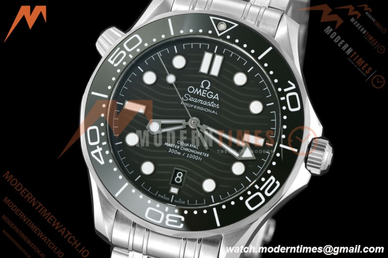 Omega - Seamaster Diver 300m 42mm Ceramic SS/SS Green Dial VSF VS8800 | 오메가 - 시마스터 다이버 300m 42mm 세라믹 SS/SS 그린 다이얼 VSF VS8800