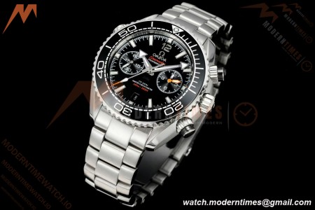 Omega - Seamaster Planet Ocean 600m Chrono 45.5mm SS/SS CER/BLK TVSF A9900 | 오메가 - 시마스터 플래닛 오션 600m 크로노그래프 45.5mm SS/SS CER/BLK TVSF A9900