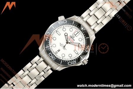 Omega - Seamaster Diver 300m 42mm Ceramic SS/SS White Dial VSF V4 VS8800