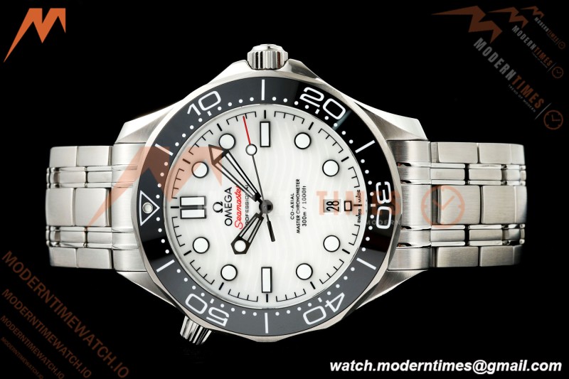 Omega - Seamaster Diver 300m 42mm Ceramic SS/SS White Dial VSF V4 VS8800