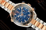 Omega - Seamaster Planet Ocean 600m Chrono 45.5mm RG/SS Blue Dial VRF A9900
