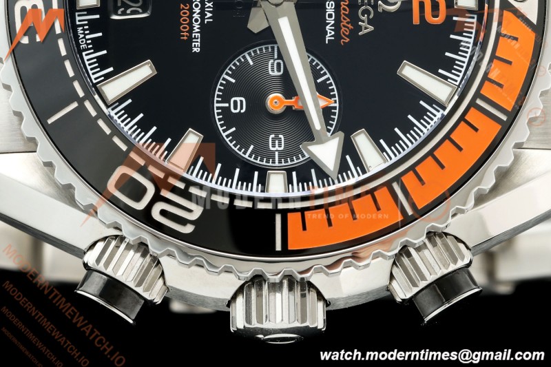 Omega - Seamaster Planet Ocean 600m Chrono 45.5mm SS/SS CER/ORN/BLK VRF A9900