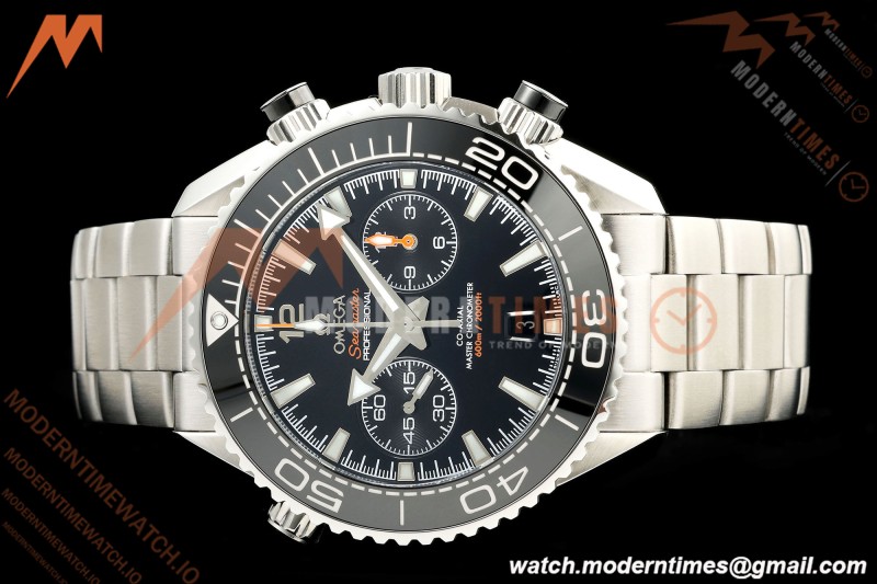Omega - Seamaster Planet Ocean 600m Chrono 45.5mm SS/SS CER/BLK VRF A9900