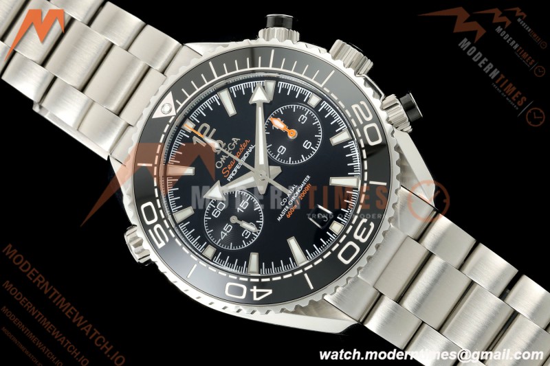 Omega - Seamaster Planet Ocean 600m Chrono 45.5mm SS/SS CER/BLK VRF A9900