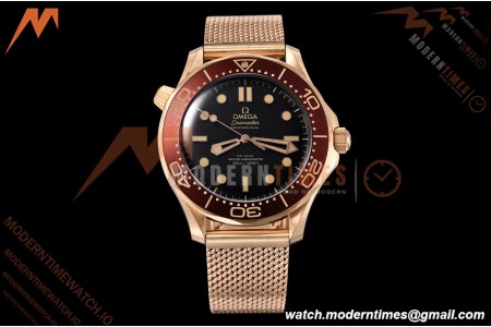 Omega - Seamaster Diver 300m 42mm Ceramic Bronze Gold Black Dial VSF V4 A8806