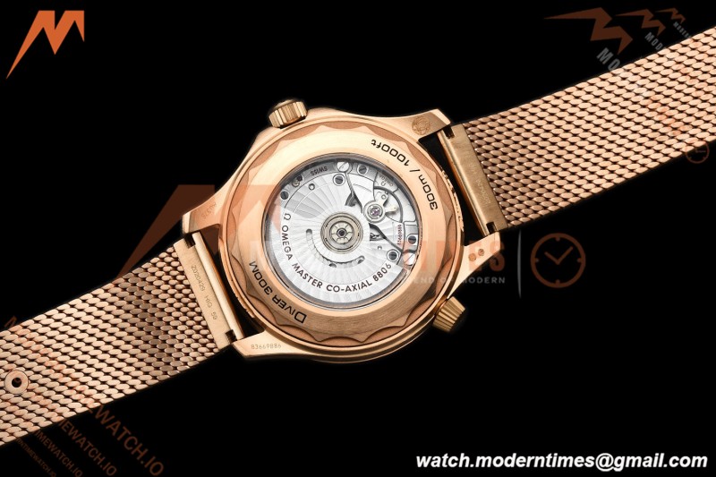 Omega - Seamaster Diver 300m 42mm Ceramic Bronze Gold Black Dial VSF V4 A8806