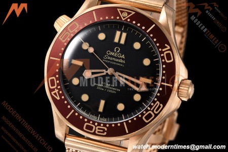 Omega - Seamaster Diver 300m 42mm Ceramic Bronze Gold Black Dial VSF V4 A8806