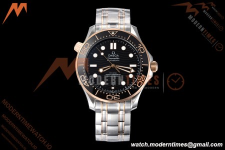 Omega - Seamaster Diver 300m 42mm Ceramic RG/SS Black Dial VSF V4 VS8800 | 오메가 - 시마스터 다이버 300m 42mm 세라믹 RG/SS 블랙 다이얼 VSF V4 VS8800