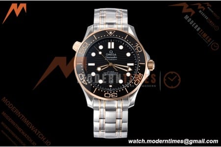 Omega - Seamaster Diver 300m 42mm Ceramic RG/SS Black Dial VSF V4 VS8800