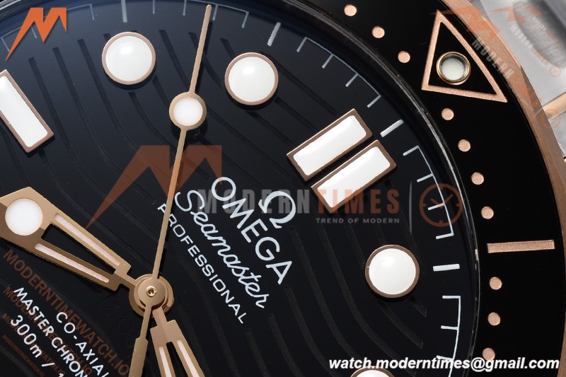 Omega - Seamaster Diver 300m 42mm Ceramic RG/SS Black Dial VSF V4 VS8800