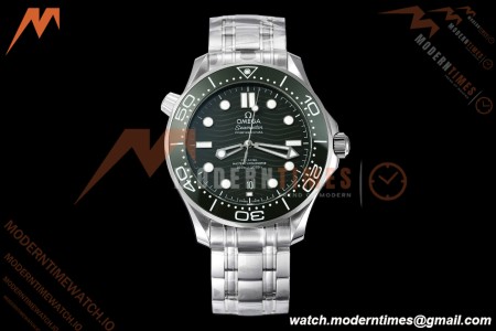 Omega - Seamaster Diver 300m 42mm Ceramic SS/SS Green Dial VSF V4 VS8800 | 오메가 - 시마스터 다이버 300m 42mm 세라믹 SS/SS 그린 다이얼 VSF V4 VS8800