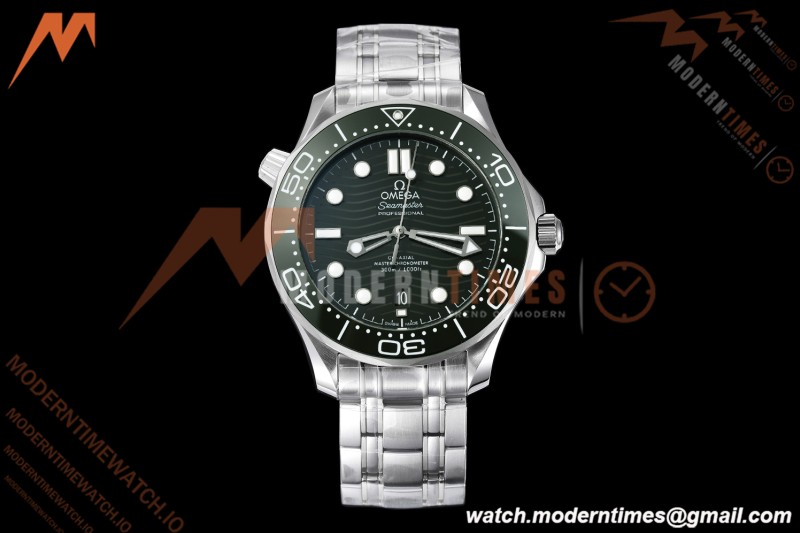 Omega - Seamaster Diver 300m 42mm Ceramic SS/SS Green Dial VSF V4 VS8800