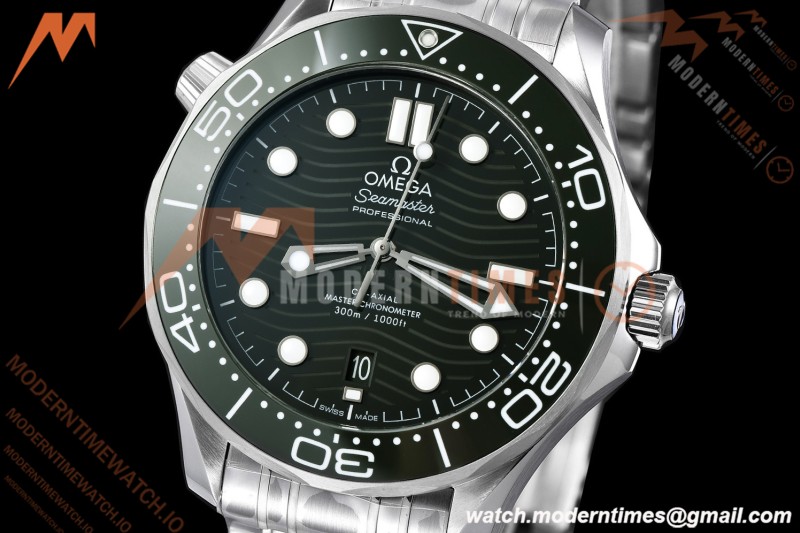 Omega - Seamaster Diver 300m 42mm Ceramic SS/SS Green Dial VSF V4 VS8800