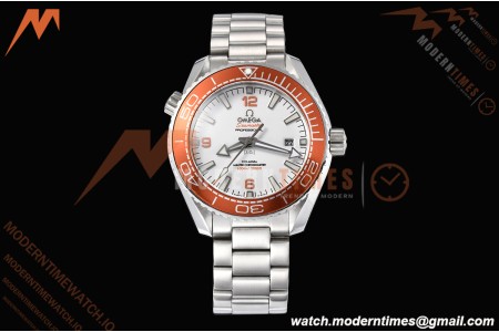 Omega - Seamaster Planet Ocean 600m 43.5mm SS/SS ORN/CER White Dial GDF MY8215 | 오메가 - 시마스터 플래닛 오션 600m 43.5mm SS/SS ORN/CER 화이트 다이얼 GDF MY8215