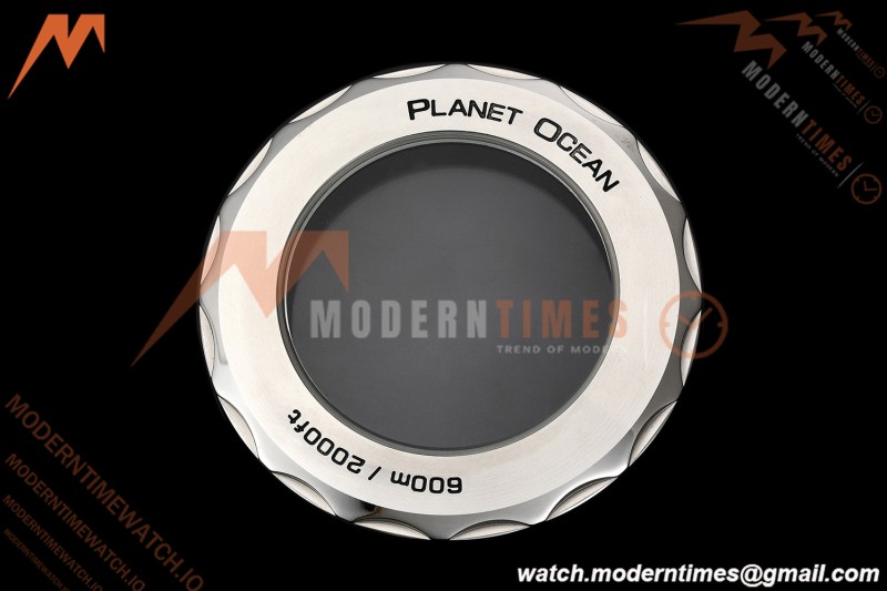 Omega - Seamaster Planet Ocean 600m 43.5mm SS/SS ORN/CER White Dial GDF MY8215
