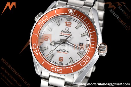 Omega - Seamaster Planet Ocean 600m 43.5mm SS/SS ORN/CER White Dial GDF MY8215 | 오메가 - 시마스터 플래닛 오션 600m 43.5mm SS/SS ORN/CER 화이트 다이얼 GDF MY8215
