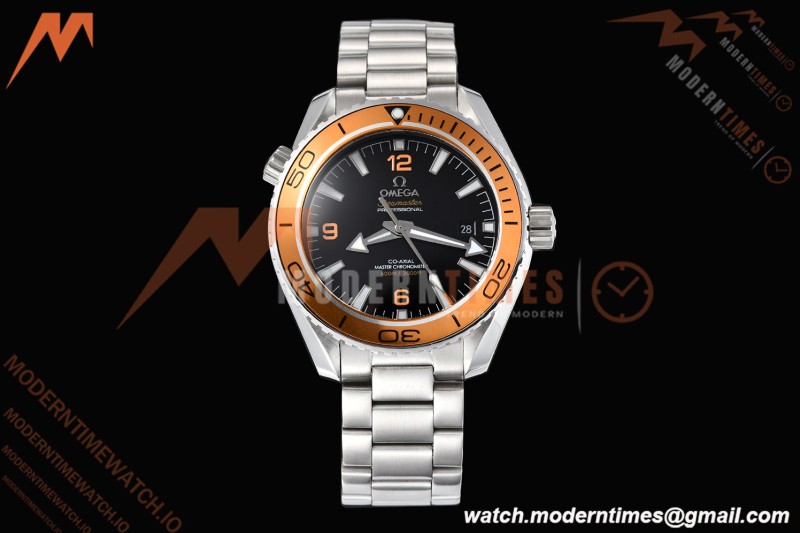 Omega - Seamaster Planet Ocean 600m 43.5mm SS/SS ORN/CER Black Dial GDF MY8215 | 오메가 - 시마스터 플래닛 오션 600m 43.5mm SS/SS 오렌지/CER 블랙 다이얼 GDF MY8215