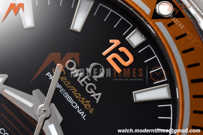 Omega - Seamaster Planet Ocean 600m 43.5mm SS/SS ORN/CER Black Dial GDF MY8215 | 오메가 - 시마스터 플래닛 오션 600m 43.5mm SS/SS 오렌지/CER 블랙 다이얼 GDF MY8215