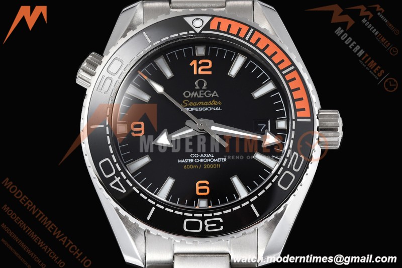 Omega - Seamaster Planet Ocean 600m 43.5mm SS/SS BLK/ORN/CER Black Dial GDF MY8215 | 오메가 - 시마스터 플래닛 오션 600m 43.5mm SS/SS BLK/ORN/CER 블랙 다이얼 GDF MY8215