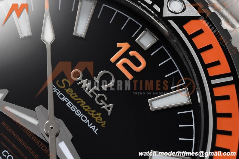 Omega - Seamaster Planet Ocean 600m 43.5mm SS/SS BLK/ORN/CER Black Dial GDF MY8215 | 오메가 - 시마스터 플래닛 오션 600m 43.5mm SS/SS BLK/ORN/CER 블랙 다이얼 GDF MY8215