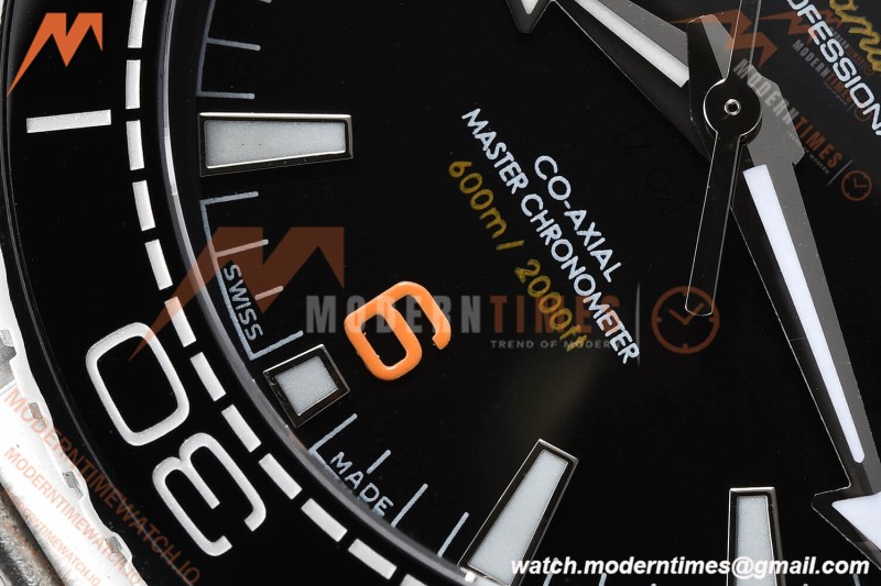 Omega - Seamaster Planet Ocean 600m 43.5mm SS/SS BLK/ORN/CER Black Dial GDF MY8215 | 오메가 - 시마스터 플래닛 오션 600m 43.5mm SS/SS BLK/ORN/CER 블랙 다이얼 GDF MY8215
