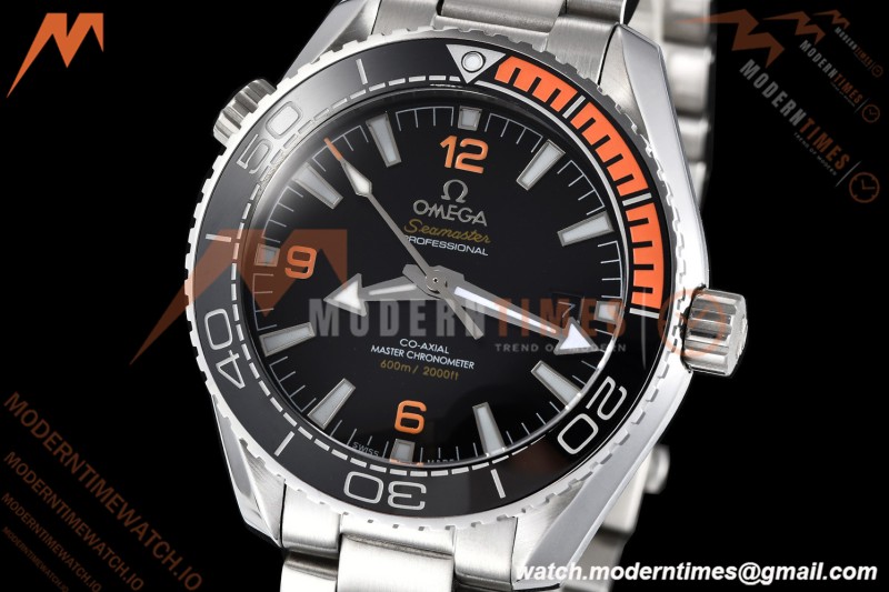 Omega - Seamaster Planet Ocean 600m 43.5mm SS/SS BLK/ORN/CER Black Dial GDF MY8215 | 오메가 - 시마스터 플래닛 오션 600m 43.5mm SS/SS BLK/ORN/CER 블랙 다이얼 GDF MY8215