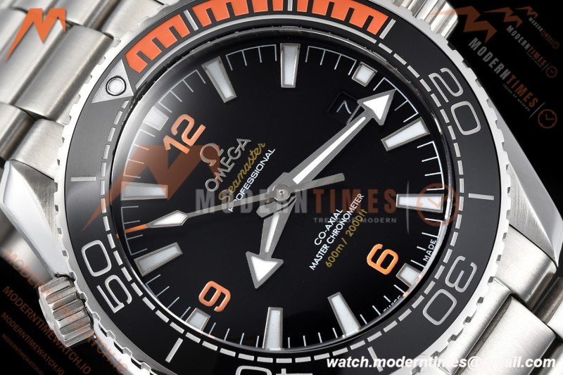 Omega - Seamaster Planet Ocean 600m 43.5mm SS/SS BLK/ORN/CER Black Dial GDF MY8215 | 오메가 - 시마스터 플래닛 오션 600m 43.5mm SS/SS BLK/ORN/CER 블랙 다이얼 GDF MY8215