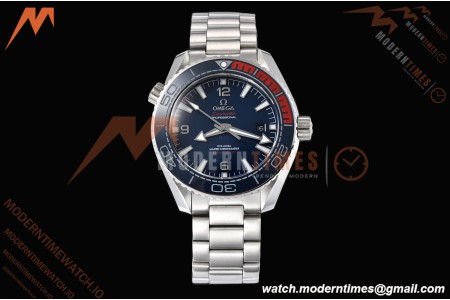 Omega - Seamaster Planet Ocean 600m 43.5mm SS/SS BLU/ORN/CER Blue Dial GDF MY8215 | 오메가 - 시마스터 플래닛 오션 600m 43.5mm SS/SS 블루/오렌지/CER 블루 다이얼 GDF MY8215