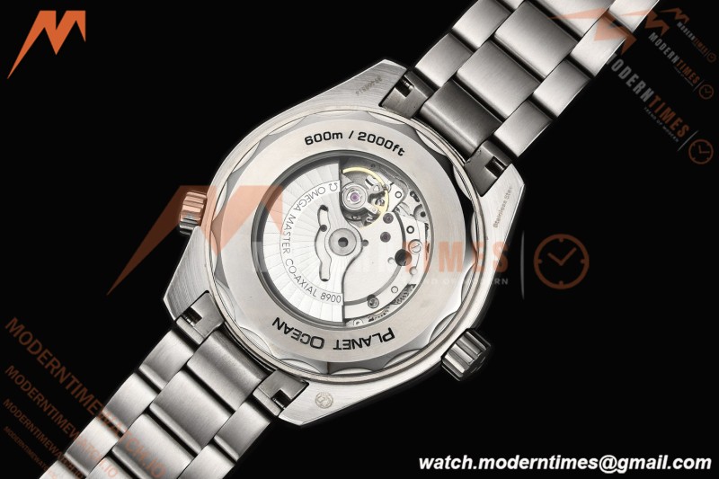 Omega - Seamaster Planet Ocean 600m 43.5mm SS/SS BLU/ORN/CER Blue Dial GDF MY8215