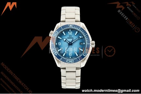 Omega - Seamaster Planet Ocean 600m 39.5mm SS/SS Ceramic Summer Blue Dial VSF V4 A8800 | 오메가 - 시마스터 플래닛 오션 600m 39.5mm SS/SS 세라믹 서머 블루 다이얼 VSF V4 A8800