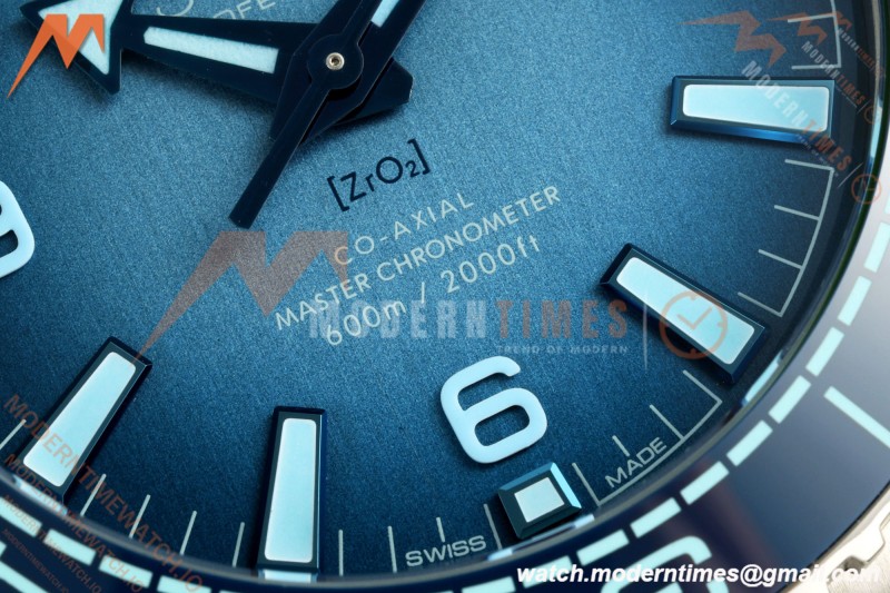 Omega - Seamaster Planet Ocean 600m 39.5mm SS/SS Ceramic Summer Blue Dial VSF V4 A8800