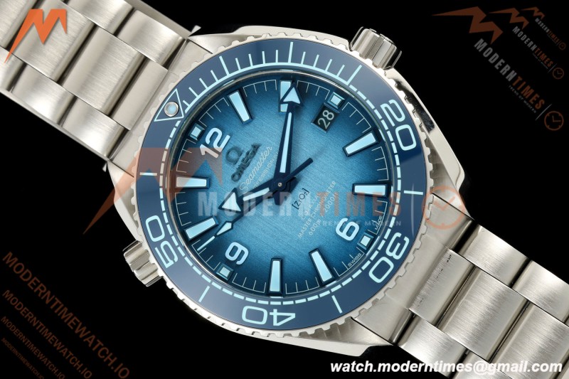 Omega - Seamaster Planet Ocean 600m 39.5mm SS/SS Ceramic Summer Blue Dial VSF V4 A8800