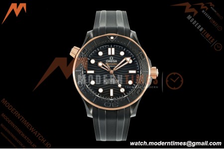 Omega - Seamaster Diver 300m Diver 43.5mm CER/RG/RU Black ORF A8806