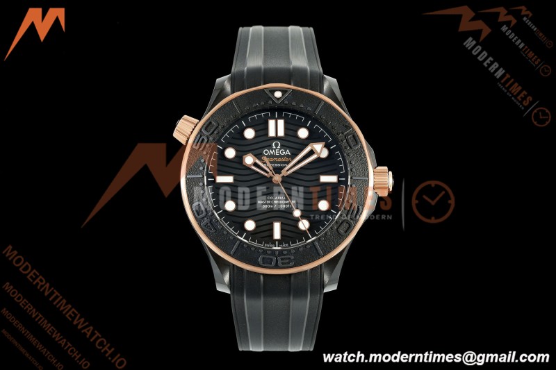Omega - Seamaster Diver 300m Diver 43.5mm CER/RG/RU Black ORF A8806