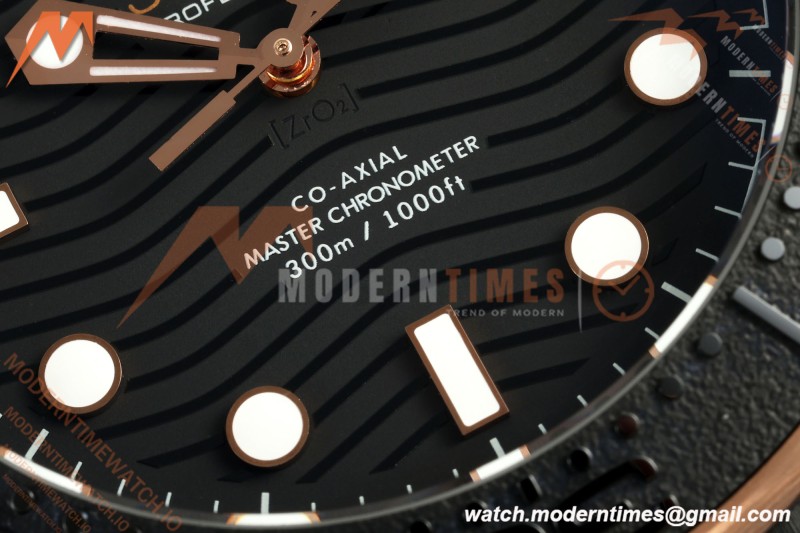 Omega - Seamaster Diver 300m Diver 43.5mm CER/RG/RU Black ORF A8806