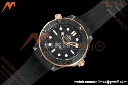 Omega - Seamaster Diver 300m Diver 43.5mm CER/RG/RU Black ORF A8806